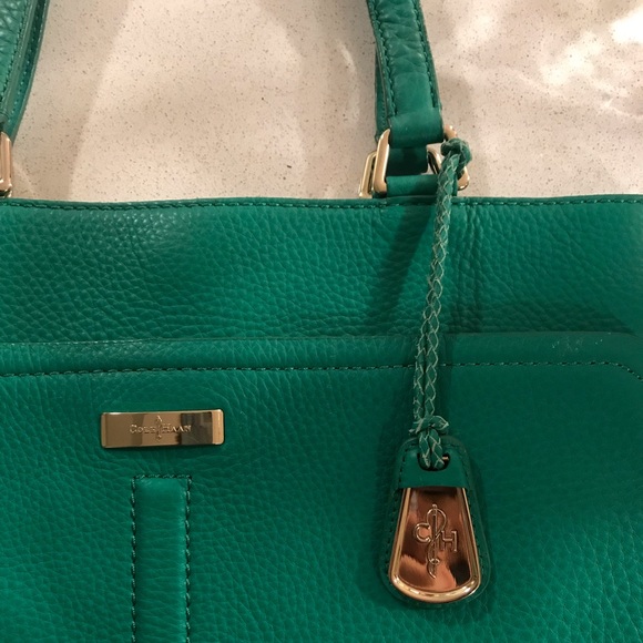 Cole Haan turquoise tote - Picture 2 of 5